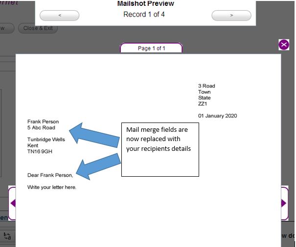 Select your addresses step7