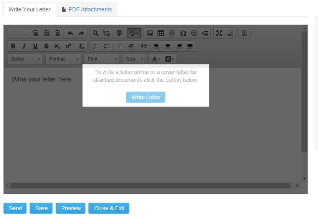 Write a letter online  PC2Paper